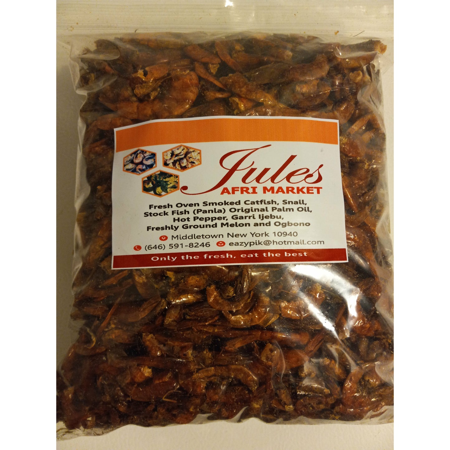 Dried smoked shrimp/Ede Pupa