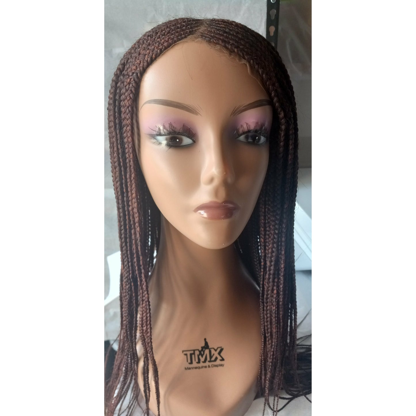 "C" cut Ghana braids